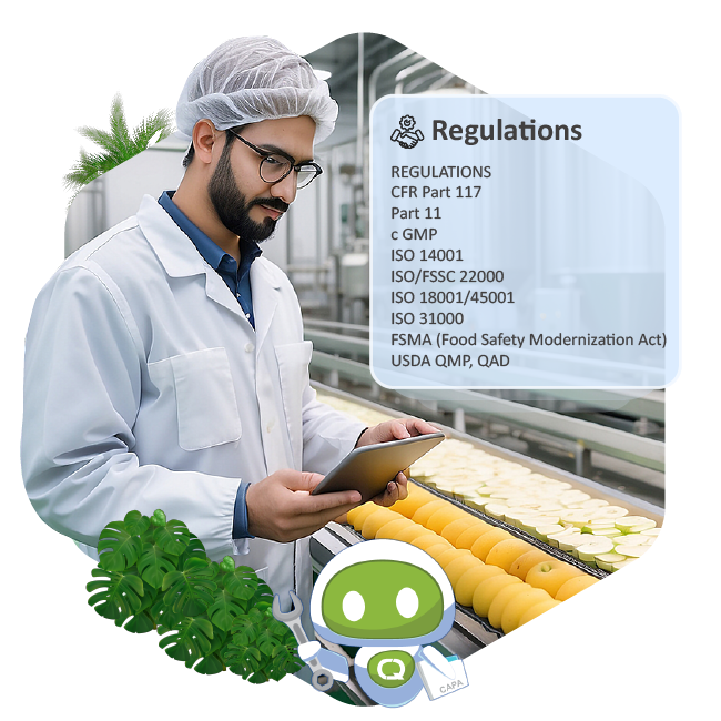 Cumplimiento en la industria de alimentos y bebidas