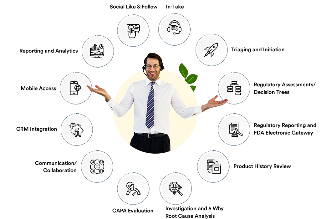 complaints management system features