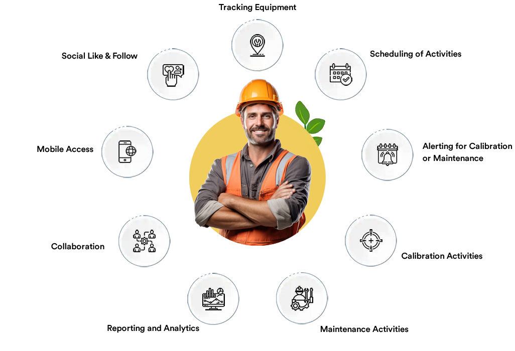 Equipment Management Solution Features